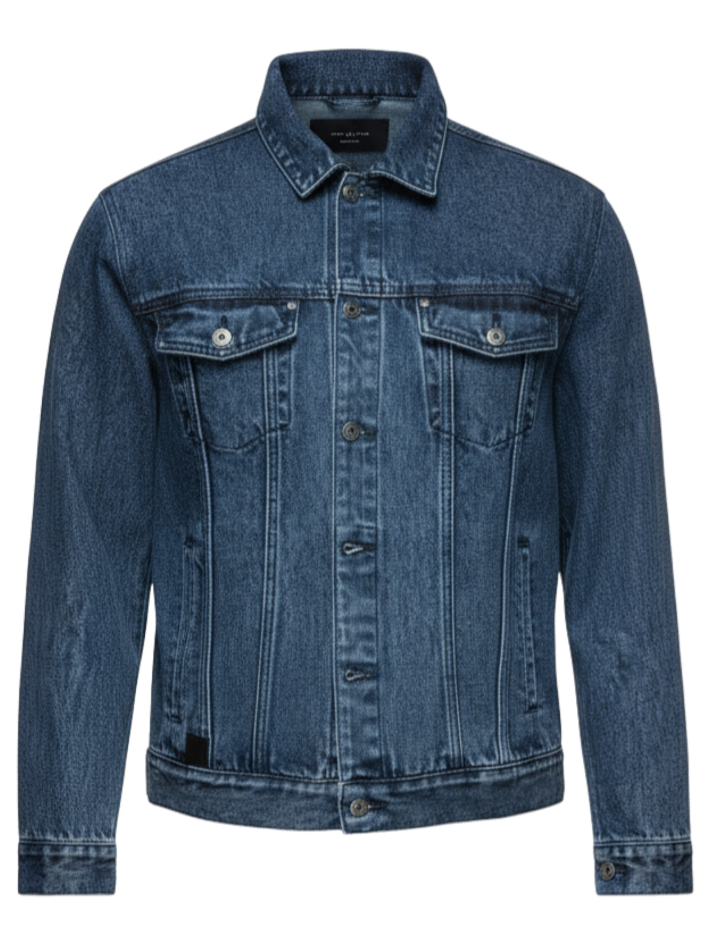 Ombre Tussenjas in Blauw: voorkant