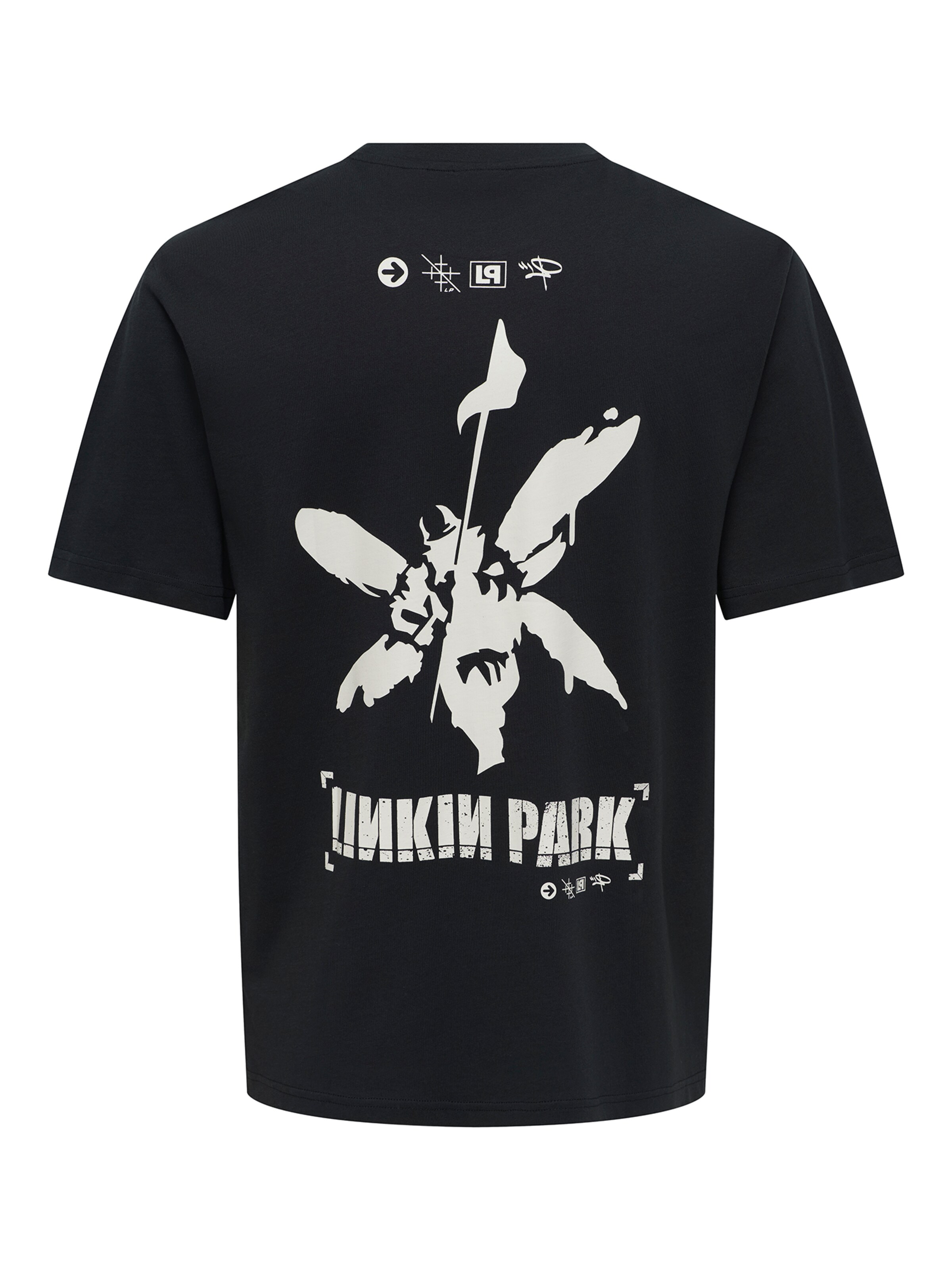 Only & Sons Shirt 'ONSLINKIN PARK' in Black
