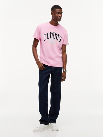 Tommy Jeans - Camiseta 'Varsity' en rosa