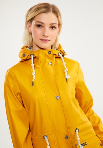 Schmuddelwedda Between-Seasons Coat in Yellow