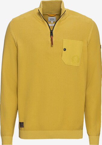 CAMEL ACTIVE Sweater in Yellow: front