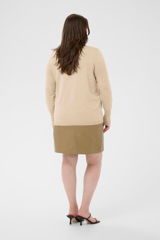 KAFFE CURVE Sweater 'KClizzy' in Beige