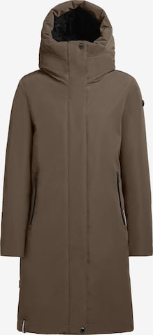 khujo - Abrigo de invierno ' NELLEN ' en marrón: frente