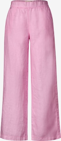 STREET ONE Wide leg Pants in Pink: front