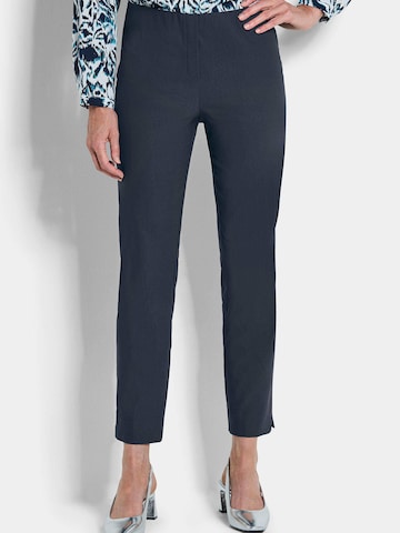 Coupe slim Pantalon Goldner en bleu : devant