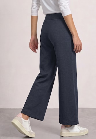 STREET ONE Wide Leg Hose 'Emee' in Blau