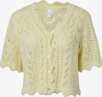Cardigan YAS en jaune : devant