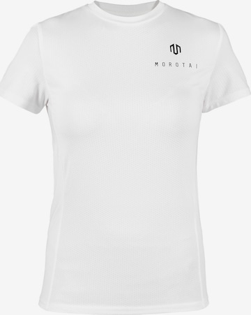 MOROTAI Funkční tričko 'Naka' – bílá: přední strana