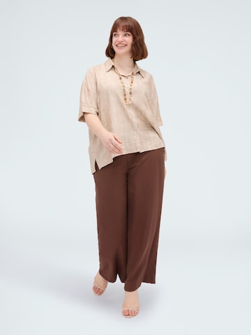Camicia da donna di Fiorella Rubino in beige