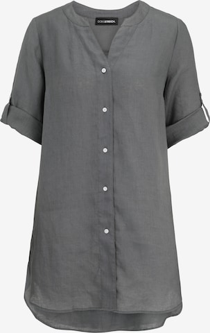 Doris Streich Bluse in Grau: Vorderseite