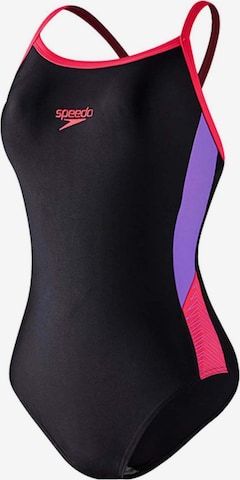 Maillot de bain sport SPEEDO en noir : devant