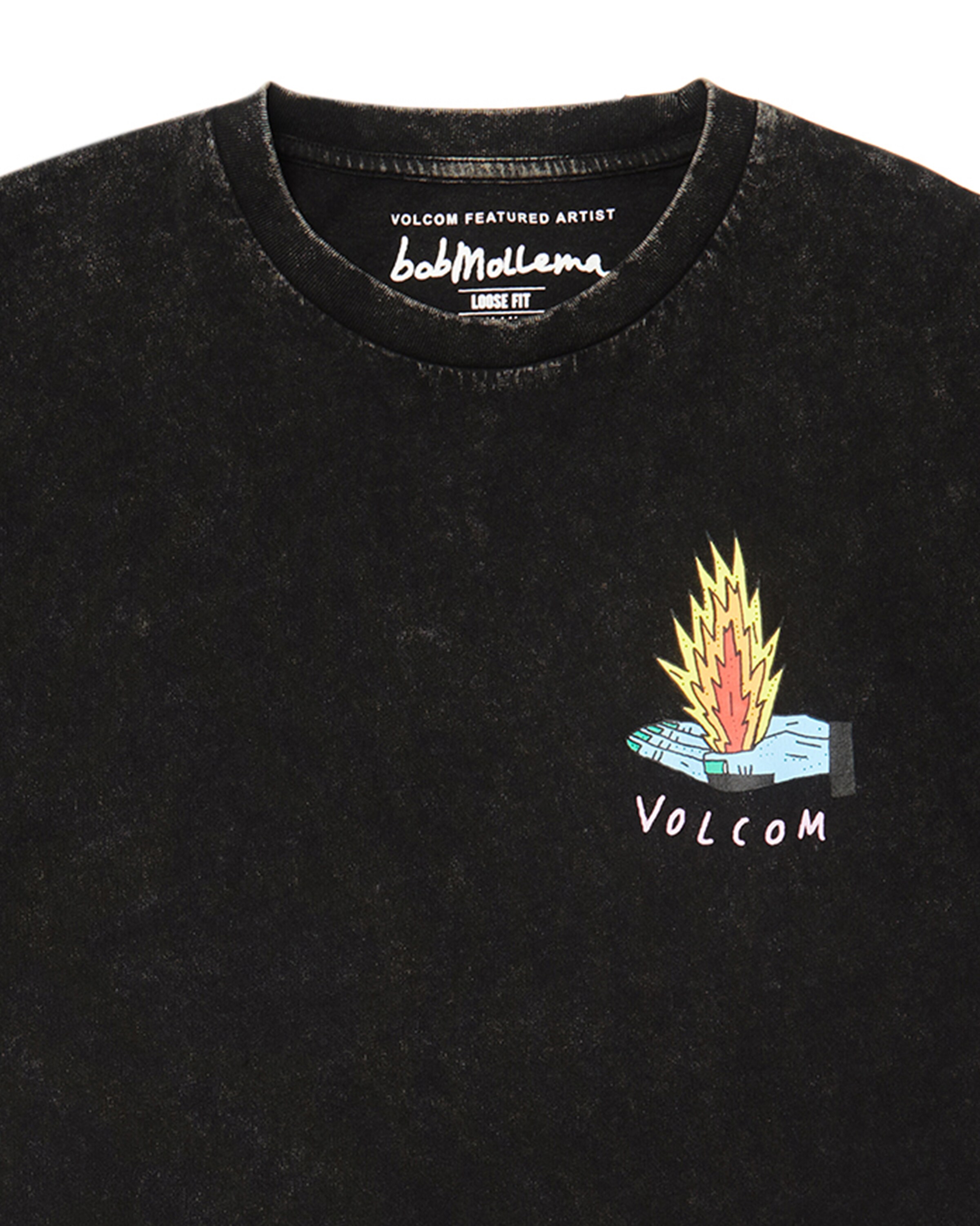 Volcom T-Shirt 'BOB MOLLEMA 1' in Schwarz
