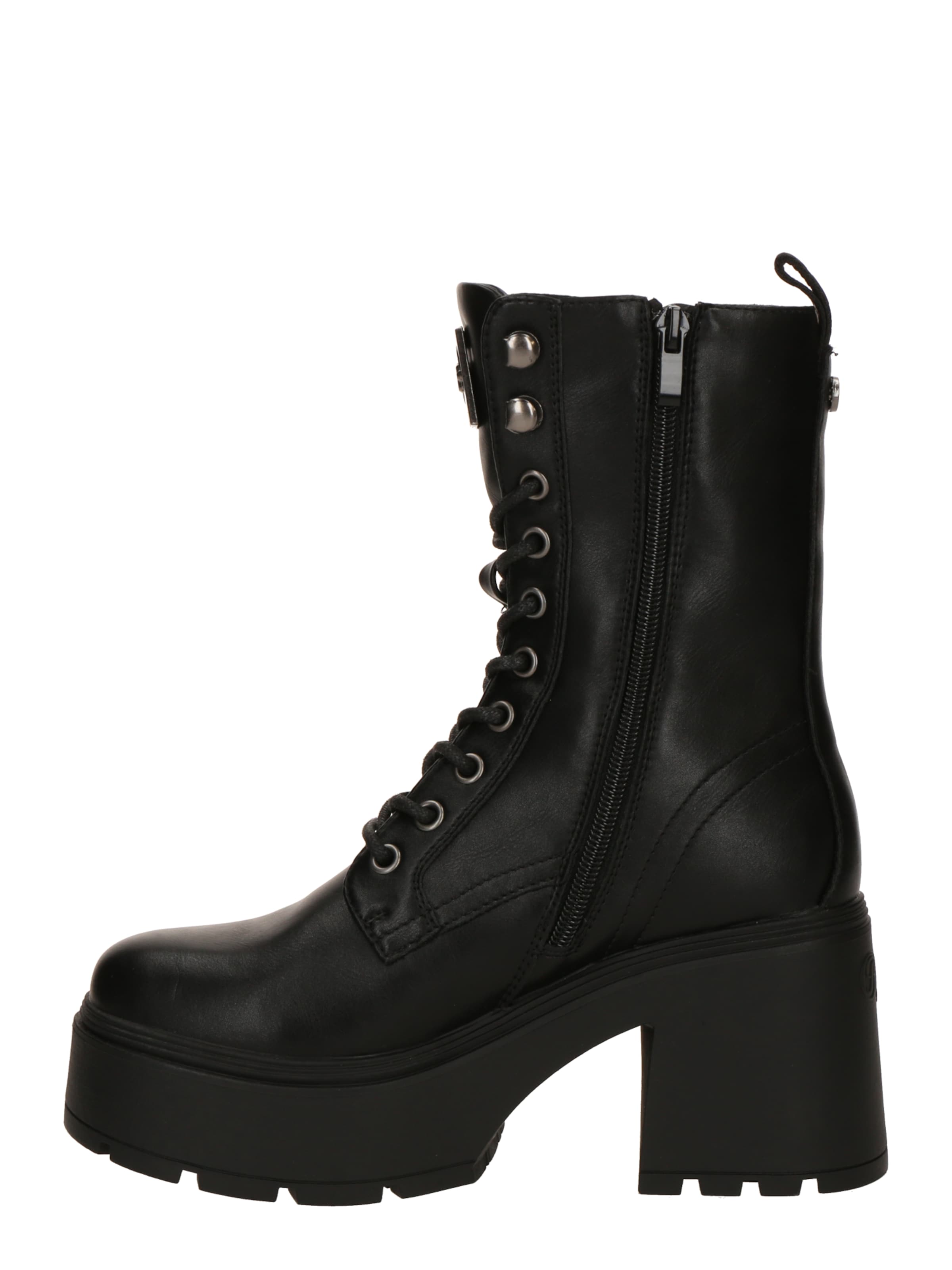BUFFALO Ботинки на шнуровке 'MILA' в Черный