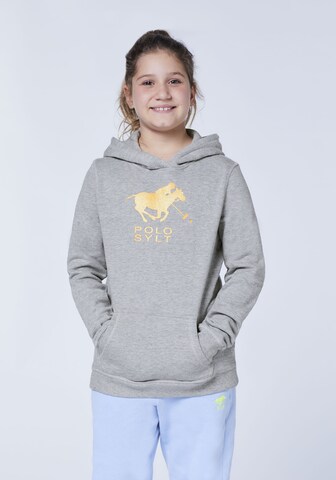 Polo Sylt Sweatshirt in Grey: front