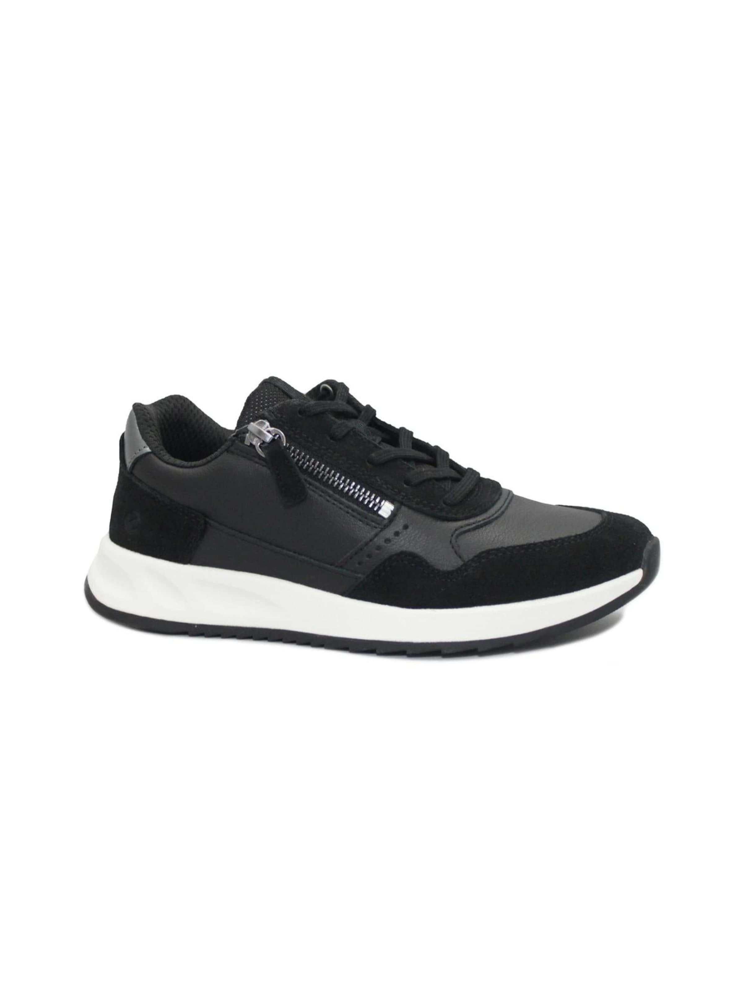 Sneaker bassa 'OTM W LACE' di ECCO in nero: frontale