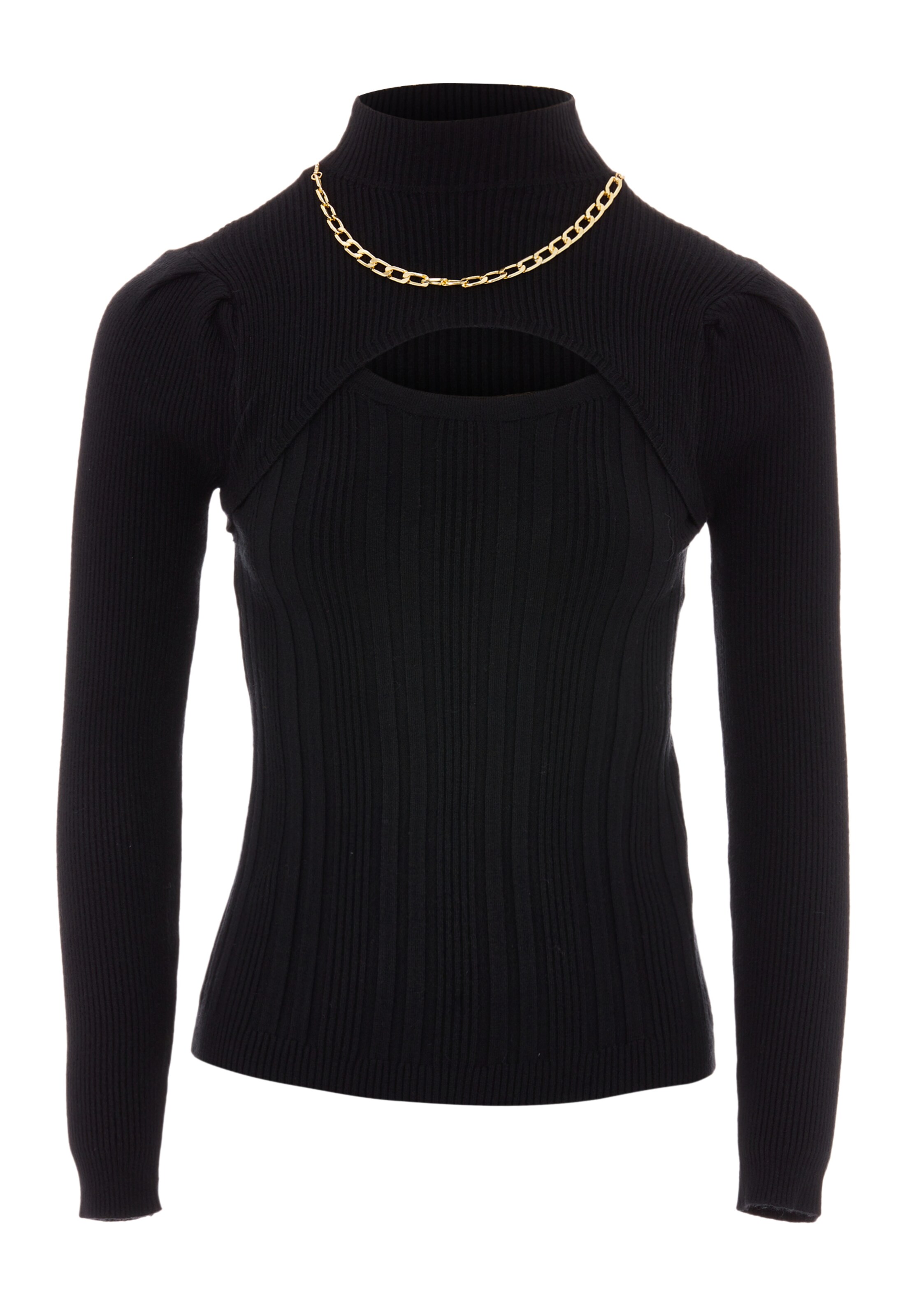 nascita - Pullover em preto: frente