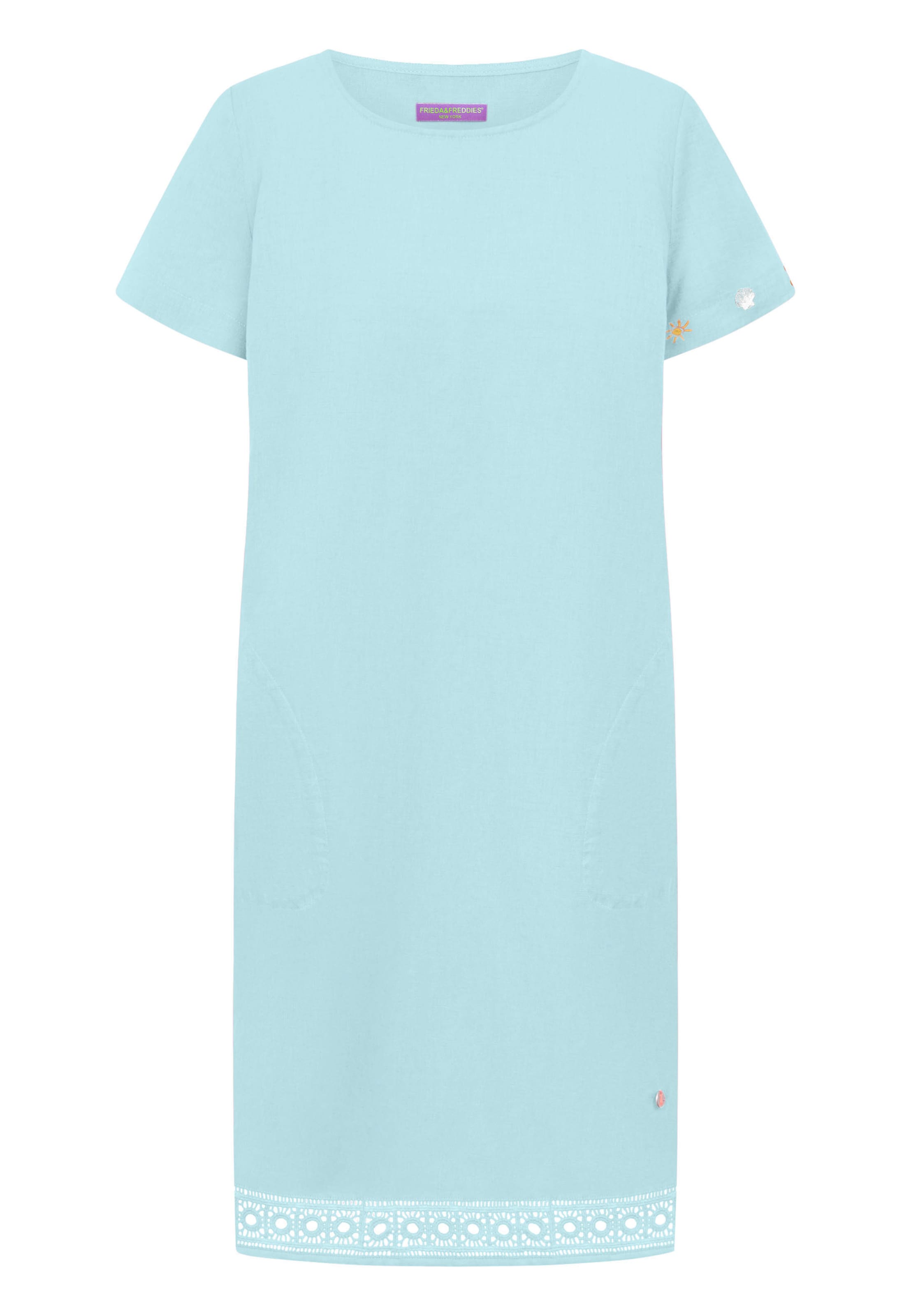 Frieda & Freddies NY Kleid in Blau: Vorderseite