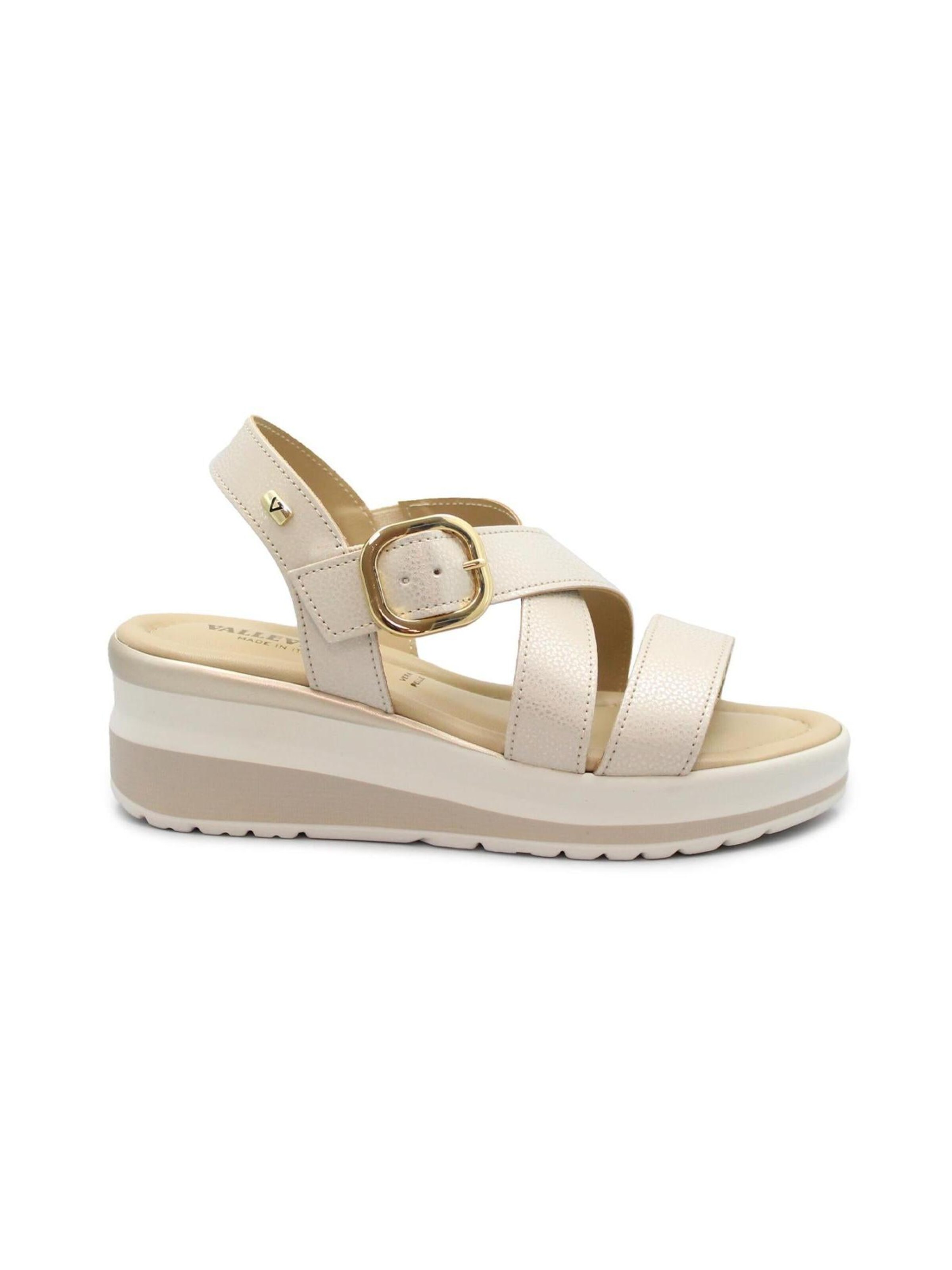 Valleverde Sandals in Beige: front
