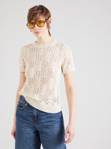 VILA - Top 'VICotti' en beige: frente