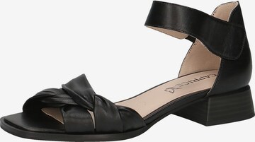 CAPRICE Sandals in Black: front