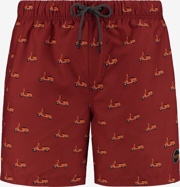 Shorts de bain Shiwi en marron : devant