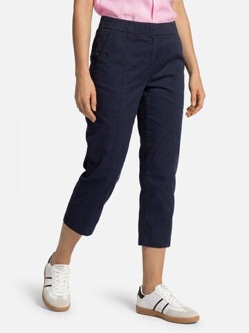 TONI Tapered Hose  ' Sue ' in Blau: Vorderseite