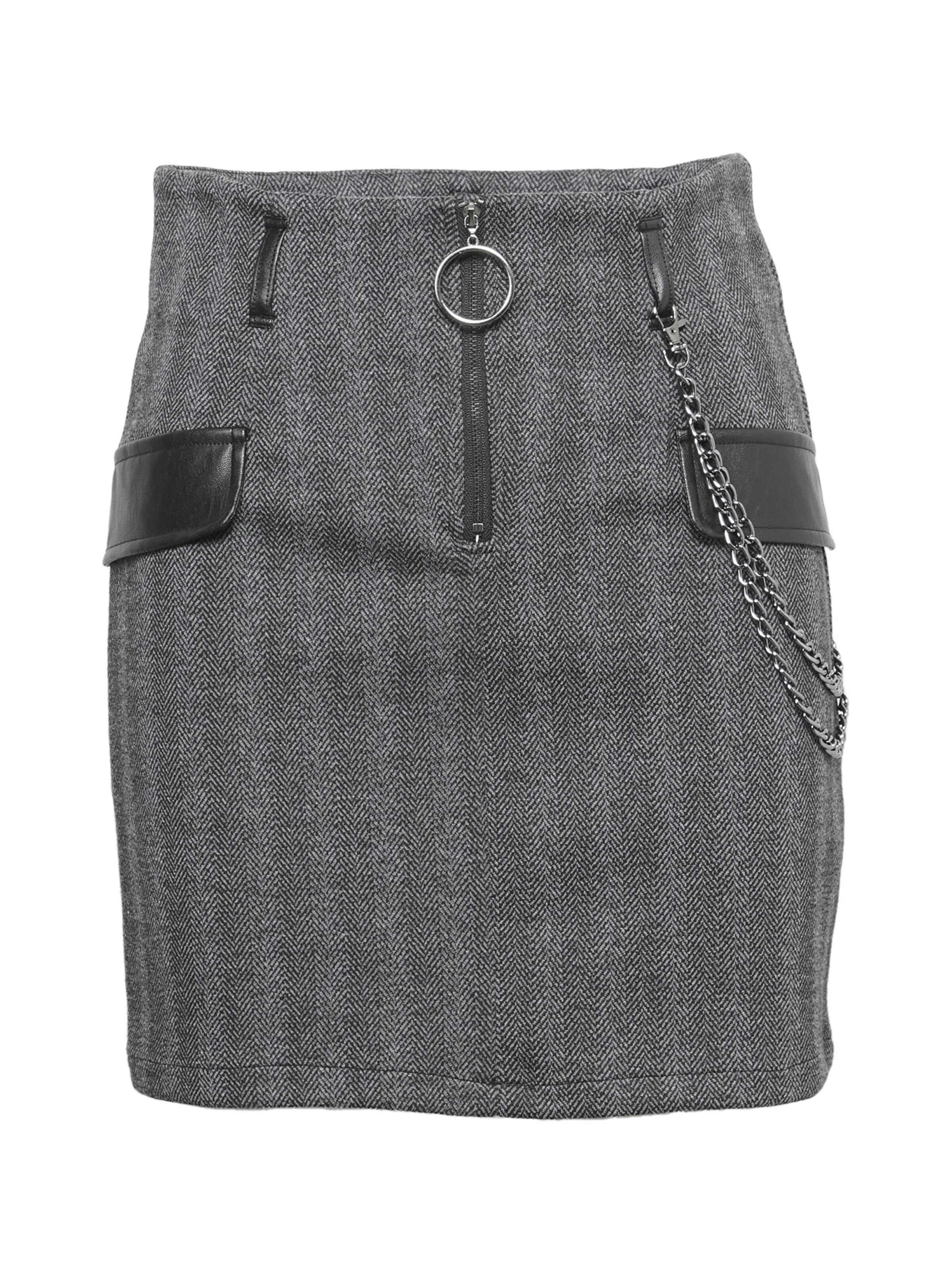 KOROSHI Nederdel i grå: forside