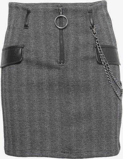 KOROSHI Nederdel i grå / sort, Produktvisning