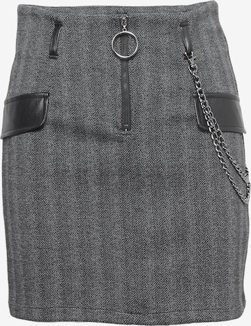 KOROSHI Skirt in Grey: front