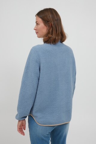 Fransa Fleece Jacket ' FXTIPOL 1 ' in Blue