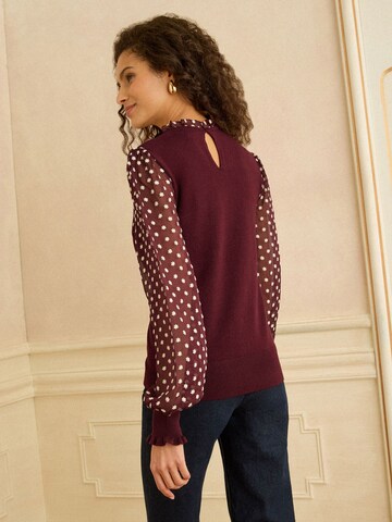 love & roses Свитер в Красный