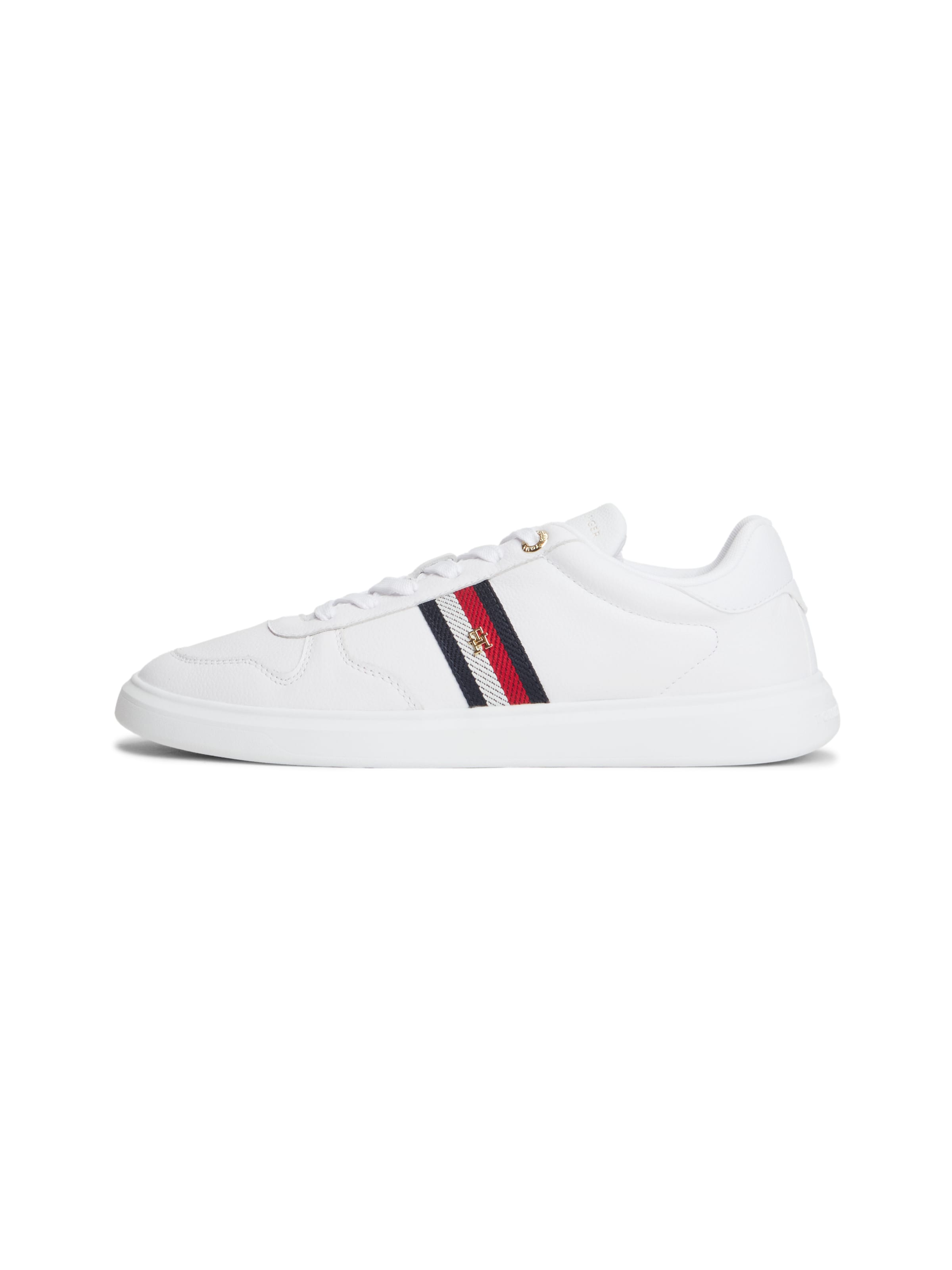 Baskets basses 'ICON COURT LIGHT' TOMMY HILFIGER en blanc : devant