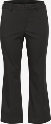 KAFFE CURVE Chino trousers 'Leana' in Black: front