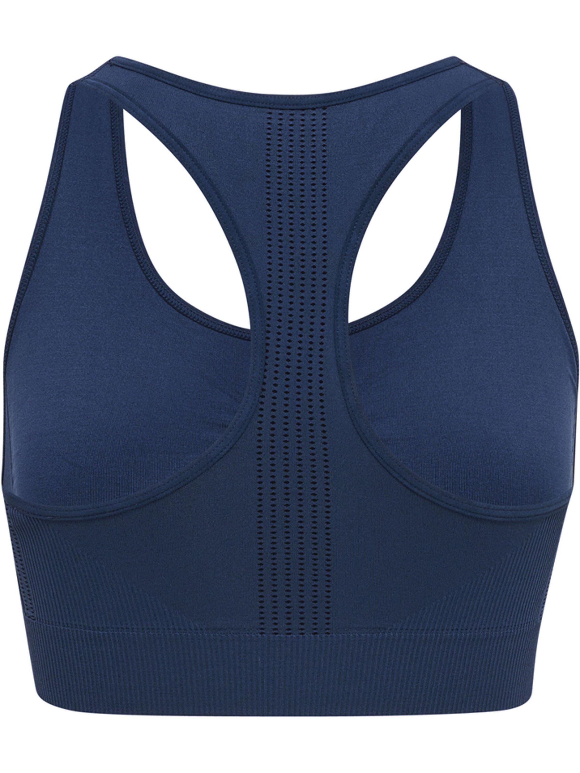 Hummel Bustier Sports-BH i blå