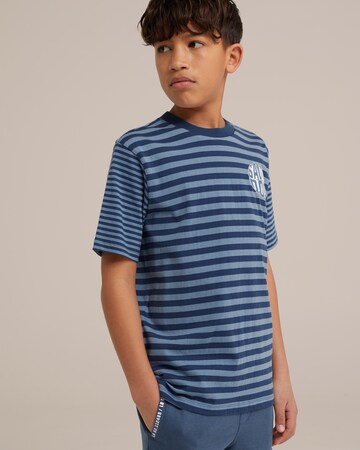 WE Fashion Shirt in Blauw: voorkant