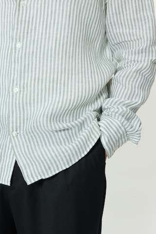 Matinique Regular fit Overhemd 'MAMarc' in Groen