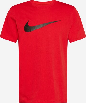 Nike Sportswear - Camisa 'Swoosh' em vermelho: frente