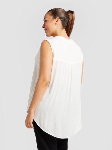 ONLY Carmakoma - Blusa 'JETTE' em branco