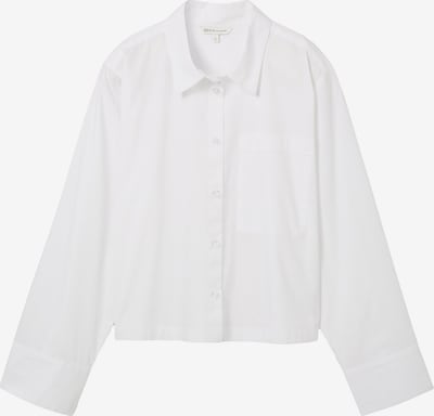 TOM TAILOR DENIM Bluse in weiß, Produktansicht