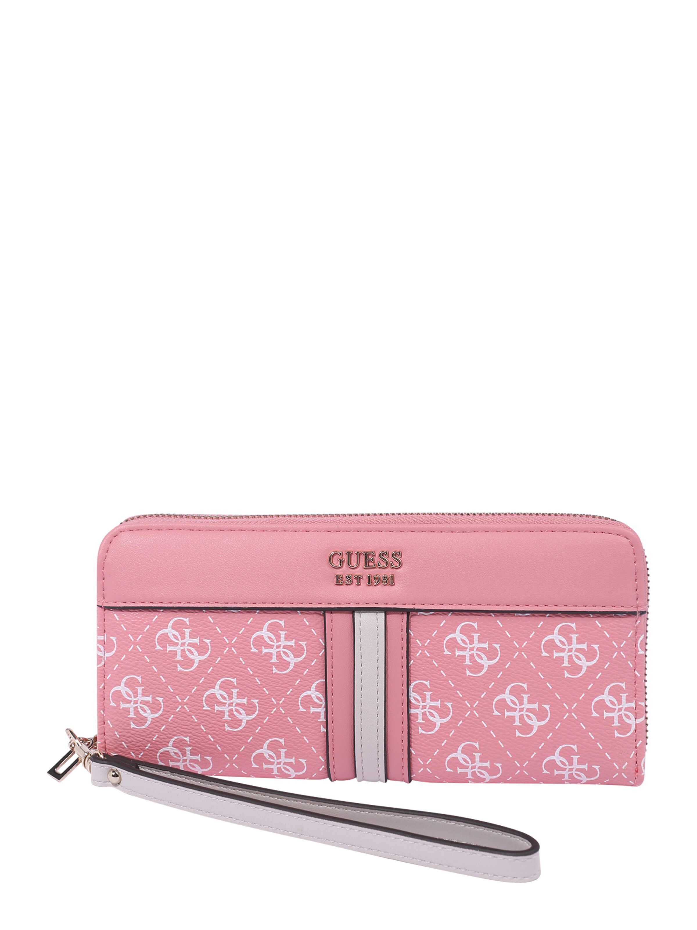 guess pink wallet
