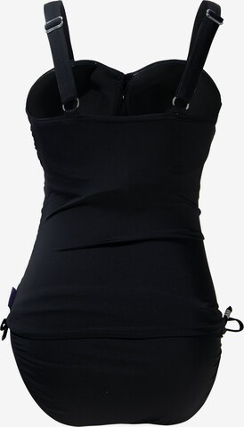 Bustier Tankini 'Cameron' petit amour en noir