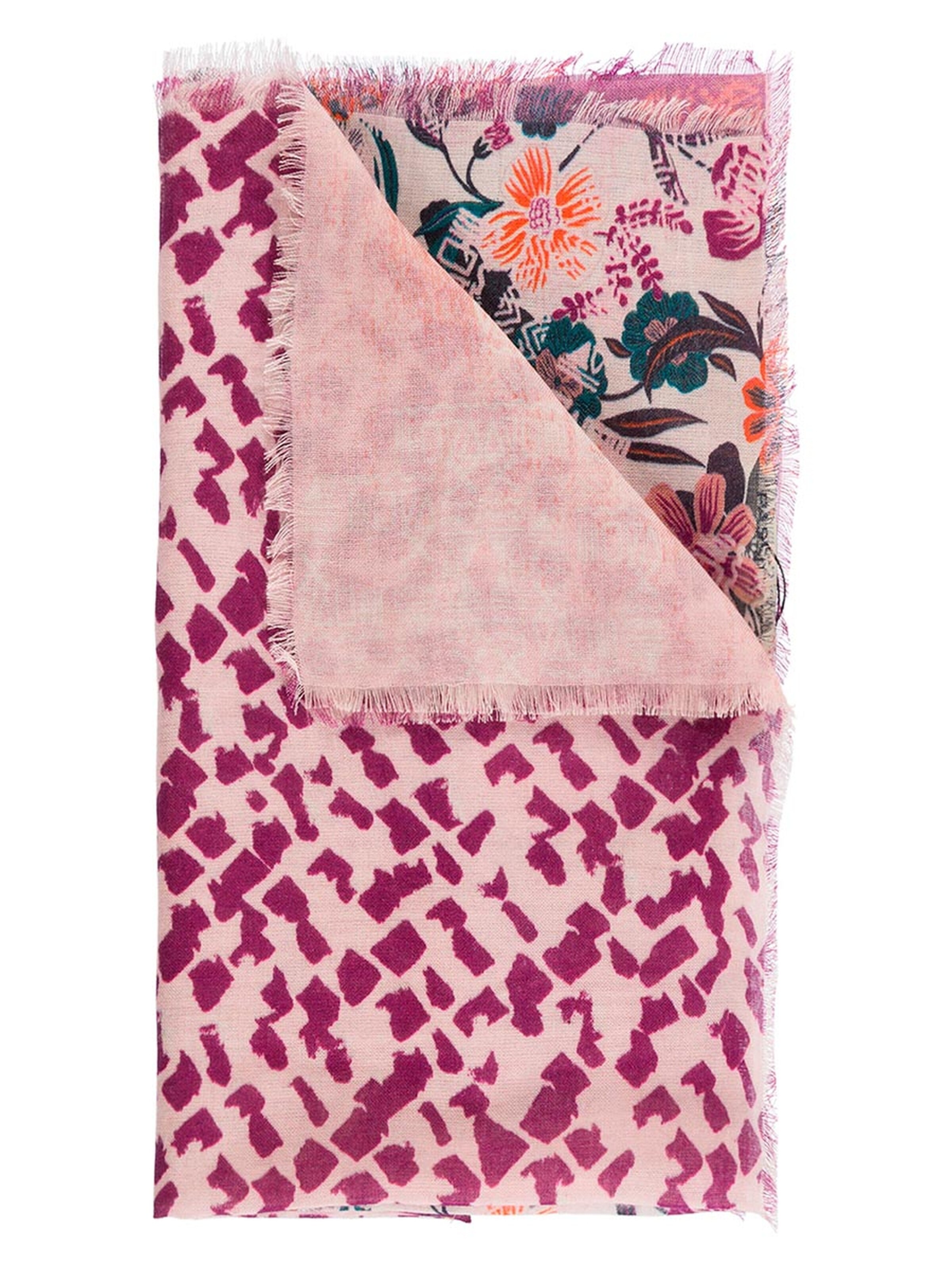 Passigatti Wrap 'Bandana Tuch Multiprint' in Pink