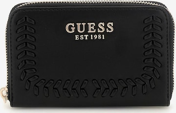 GUESS Wallet 'Tatum' in Black: front