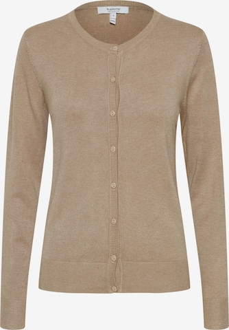b.young Knit Cardigan 'PIMBA' in Beige: front