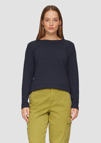 Sweat-shirt s.Oliver en bleu : devant