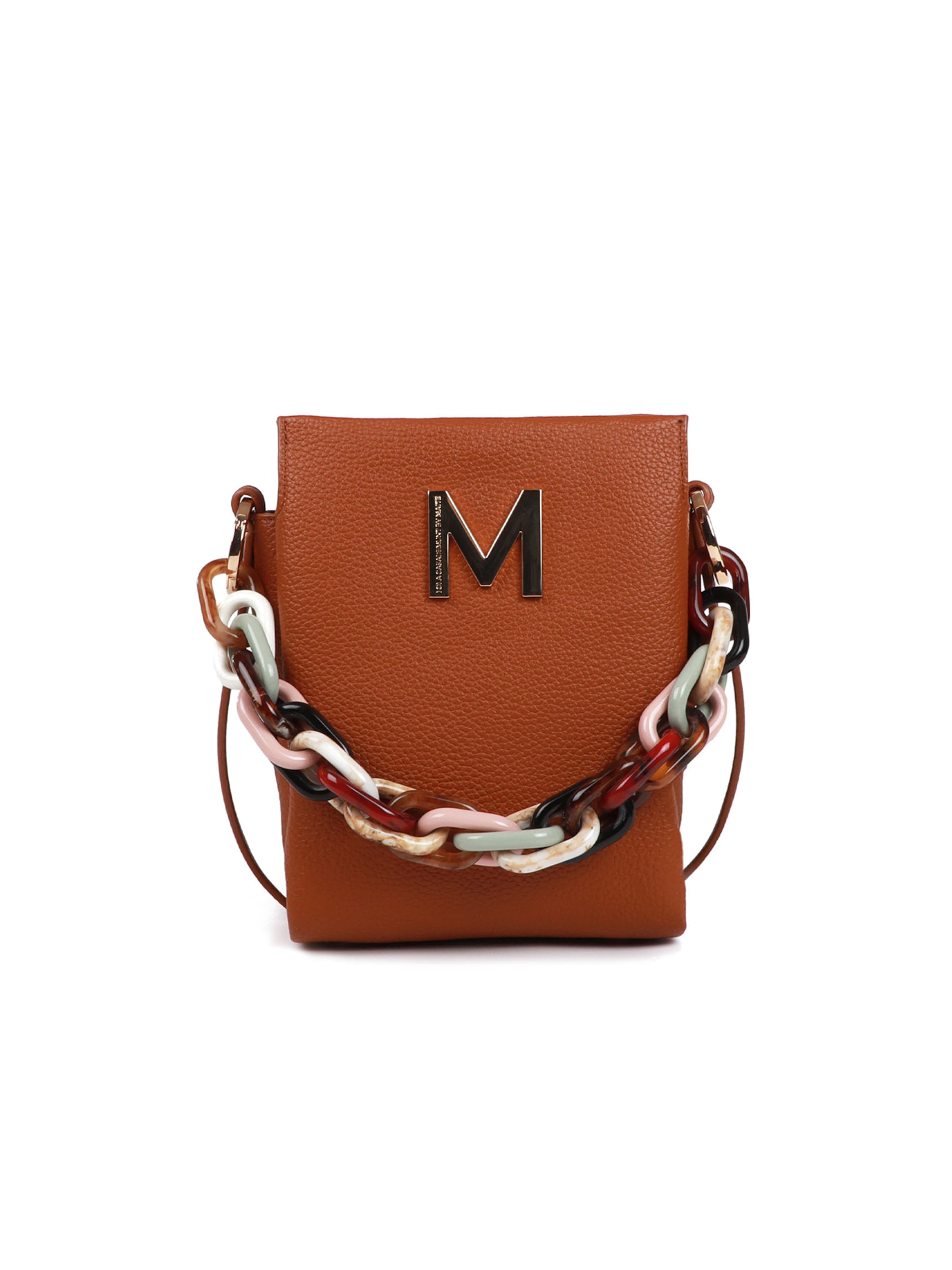 Borsa a tracolla di Lola Casademunt in marrone: frontale