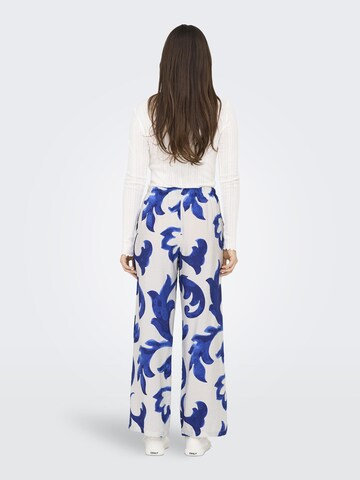 JDY Wide leg Trousers 'JDYMay' in Beige
