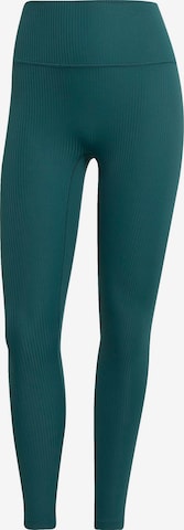 Skinny Pantalon de sport 'ALL ME' ADIDAS PERFORMANCE en vert : devant
