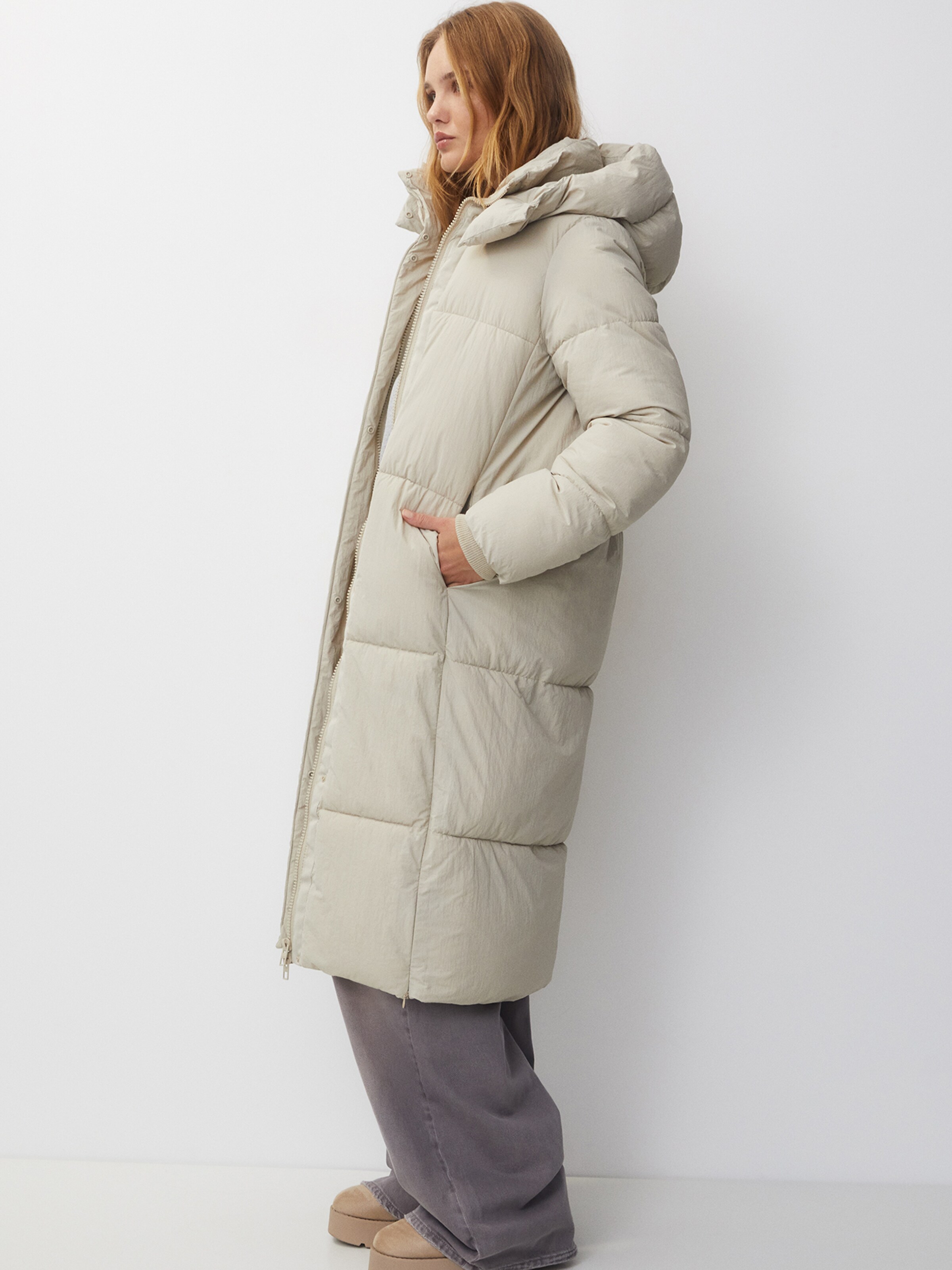 Pull and bear winter coat best sale