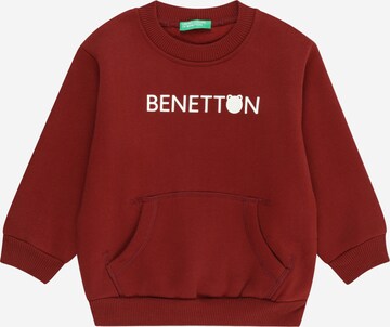 UNITED COLORS OF BENETTON Sweatshirt in Red: front